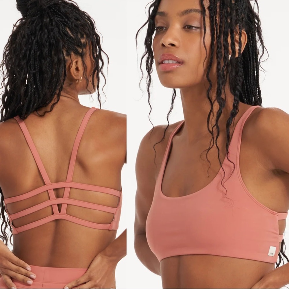 Vuori Pink Sports Bra